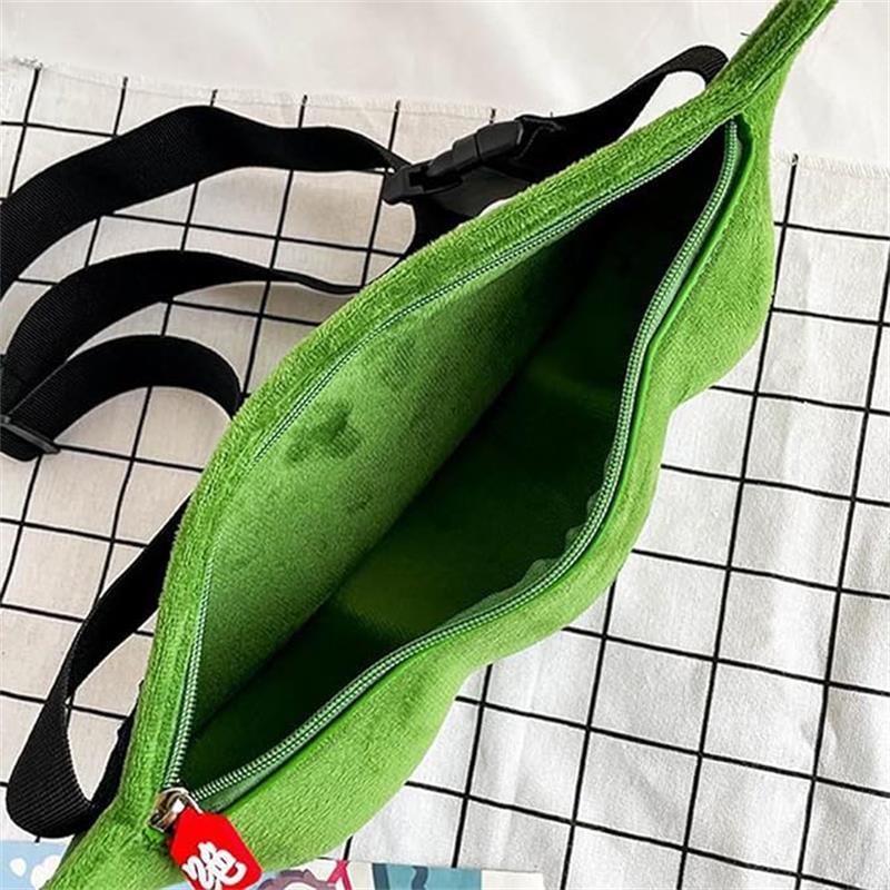 ボディバッグ クロスボディバッグ 枝豆デザイン おもしろ雑貨 斜めがけ