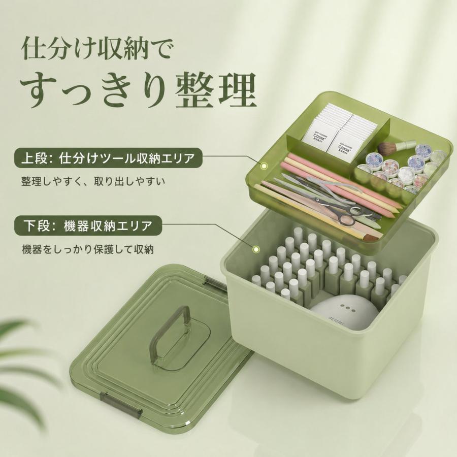 ネイルツールボックス ネイル収納ケース ネイルケース ネイルボックス