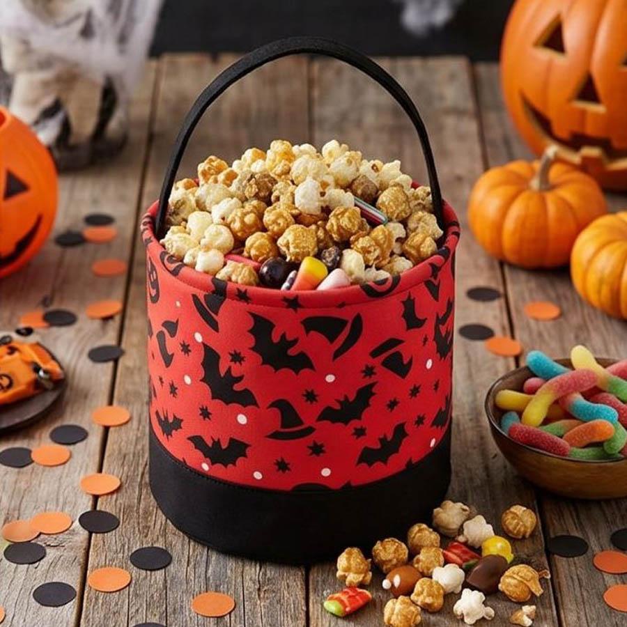 ハロウィン キャンディバッグ お菓子入れ カボチャ フェルト 子供