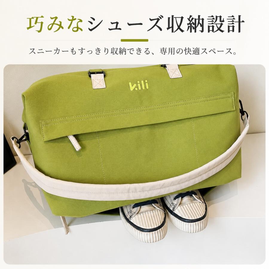 ボストンバッグ レディース 大容量 キャンバス 3WAY トートバッグ