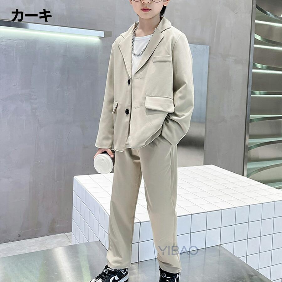 スーツ 男の子 入学式 おしゃれ 卒業式 小学校卒業式 ゆったり 2点/ 4