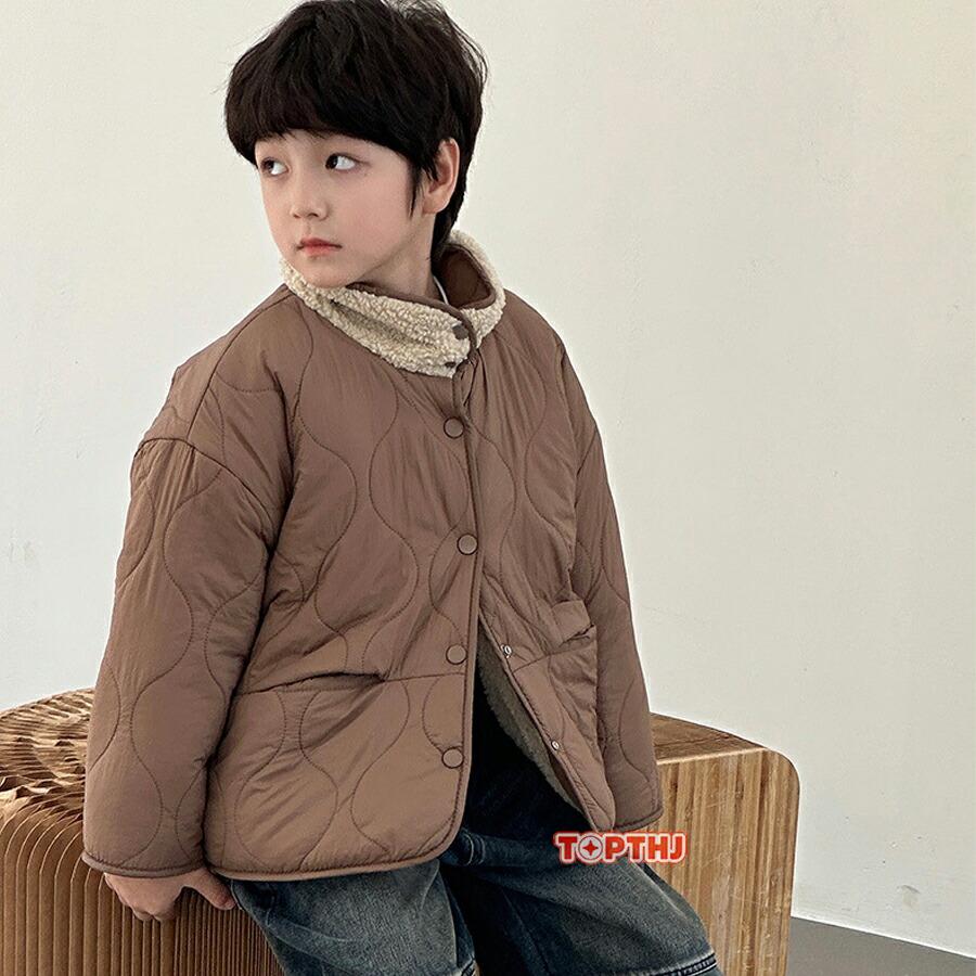 ジャケット キッズ 子供 こども 男の子 女の子 中綿入り トップス 