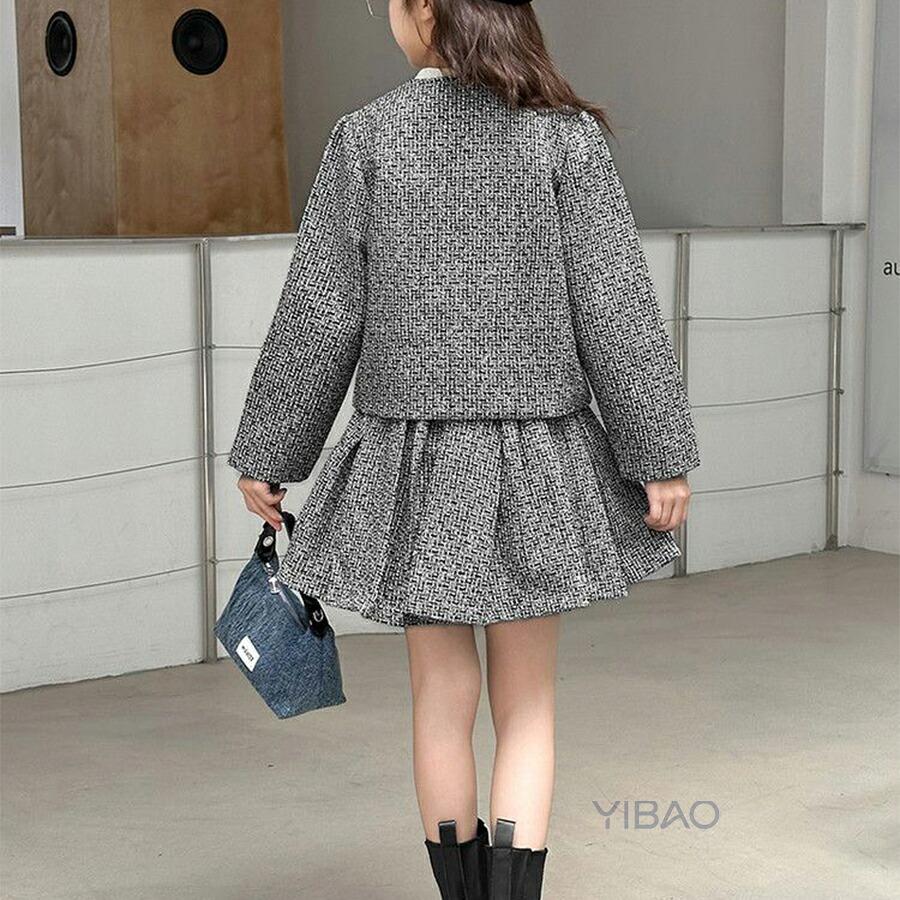 kate spade　ツイード　セットアップ　入学式　卒園式　七五三　120 ケイトスペード キッズ ツイードセットアップ 110cm 卒園式 入学式