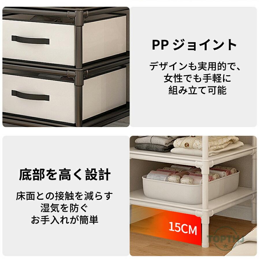 【在庫処分】ワードローブ ハンガーラック コートハンガー 衣類収納 省スペース Kanouhope ワードローブ ハンガーラック ブラック 194 114 42cm