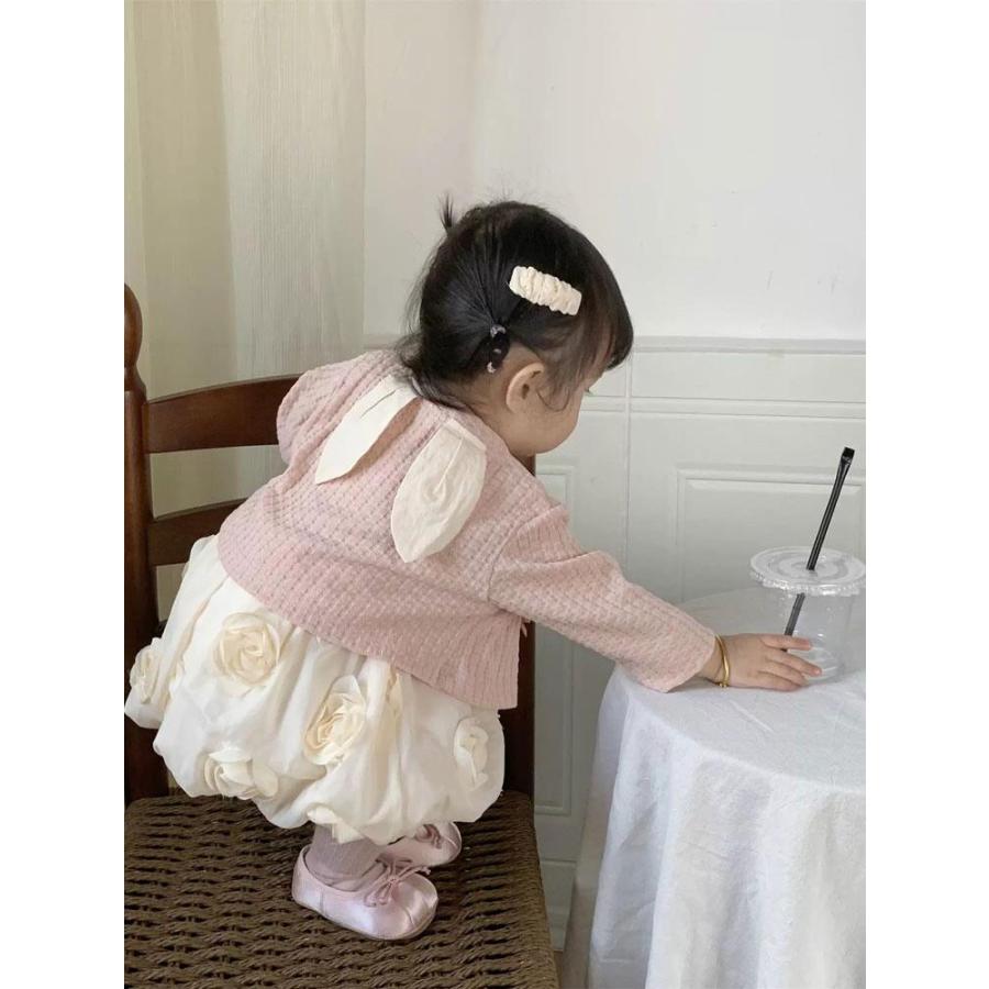 女の子 ボレロ ワンピース セットアップ ニット 子供服 キッズ