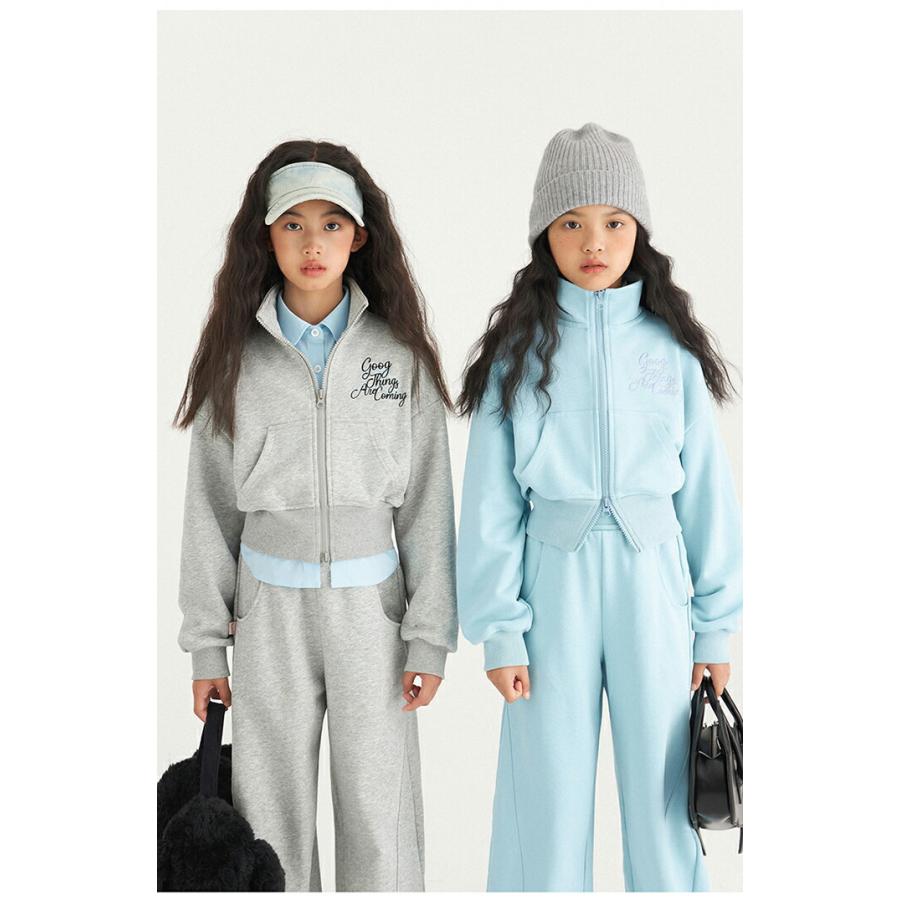 子供服 セットアップ ジャージ 上下セット 2点 綿混 カジュアル