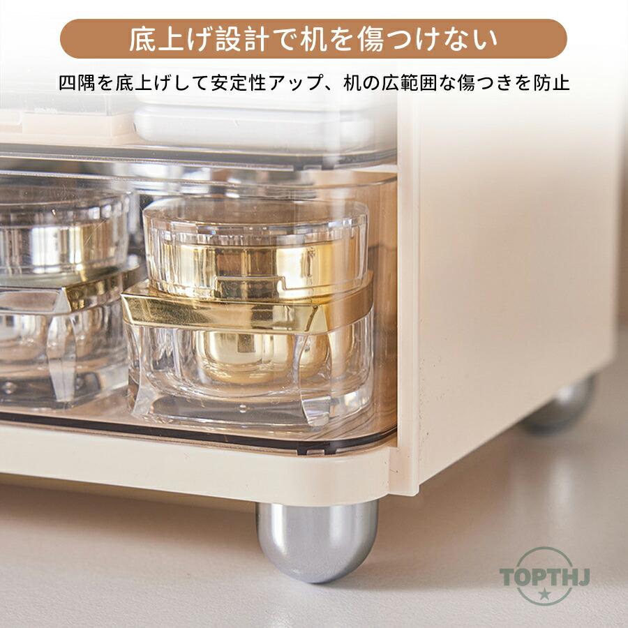 メイクボックス コスメボックス 大容量 化粧品 収納 ケース クリア