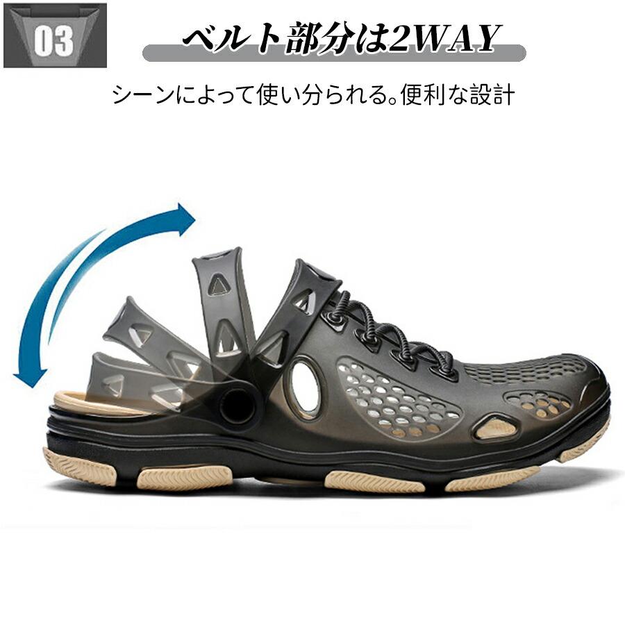 ビーチサンダル メンズ スポーツサンダ サンダル シャワー クロックス