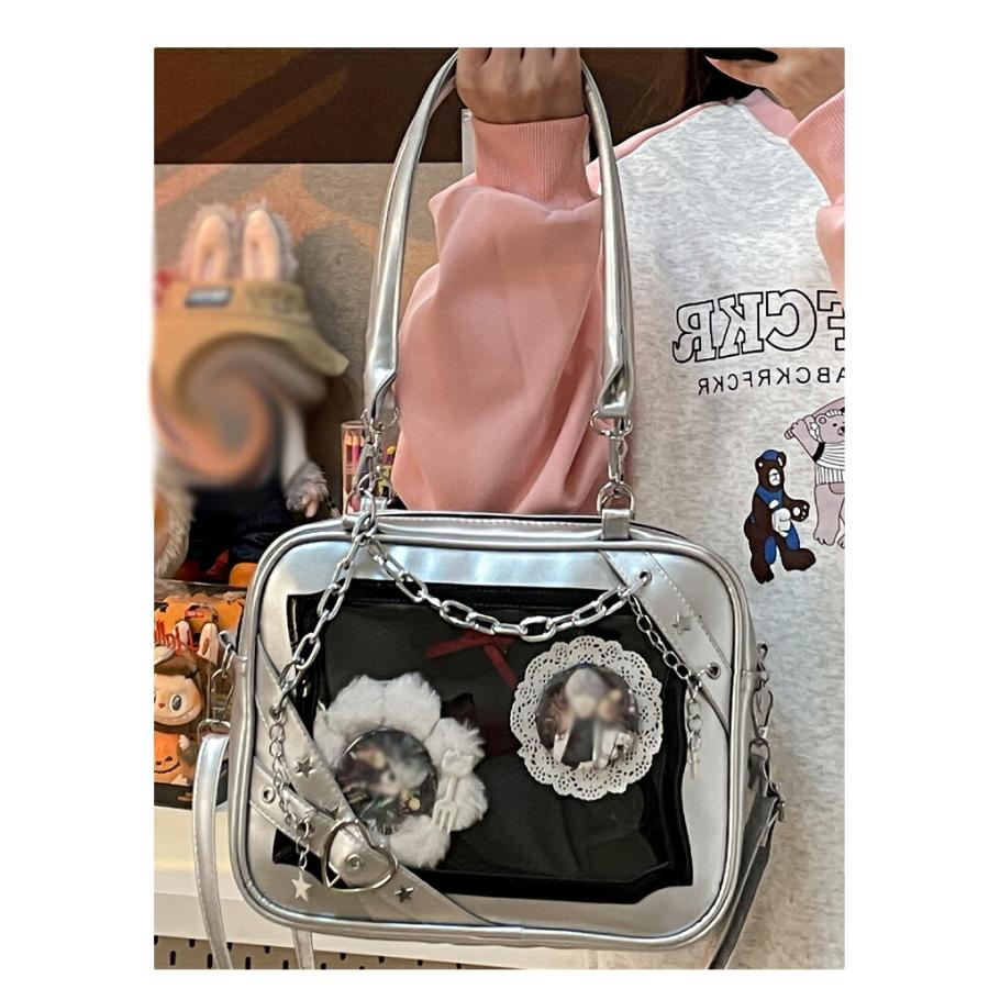 痛バッグ ショルダー 痛バ 痛ば 推し活バッグ 3WAY 上品 ハンドバッグ