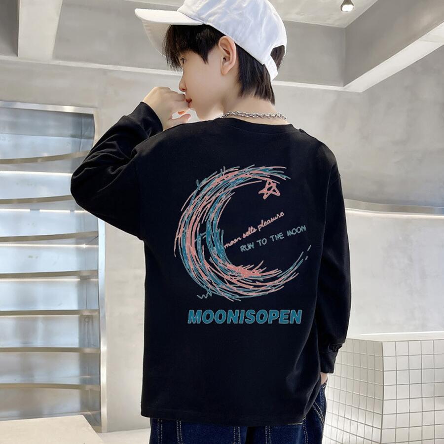 子供服 長袖Tシャツ 男の子 子供 T-shirt ジュニア 綿 春 夏 トップス