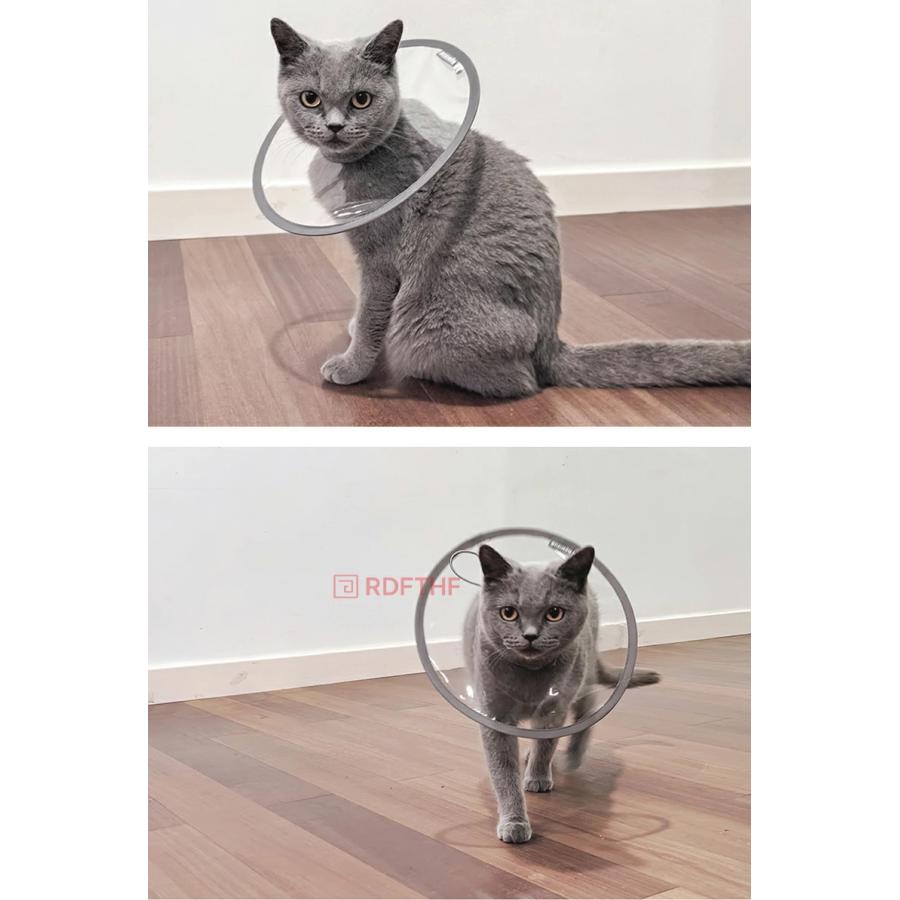 エリザベスカラー 猫 クリア ソフト 柔らかい 軽量 獣医推薦