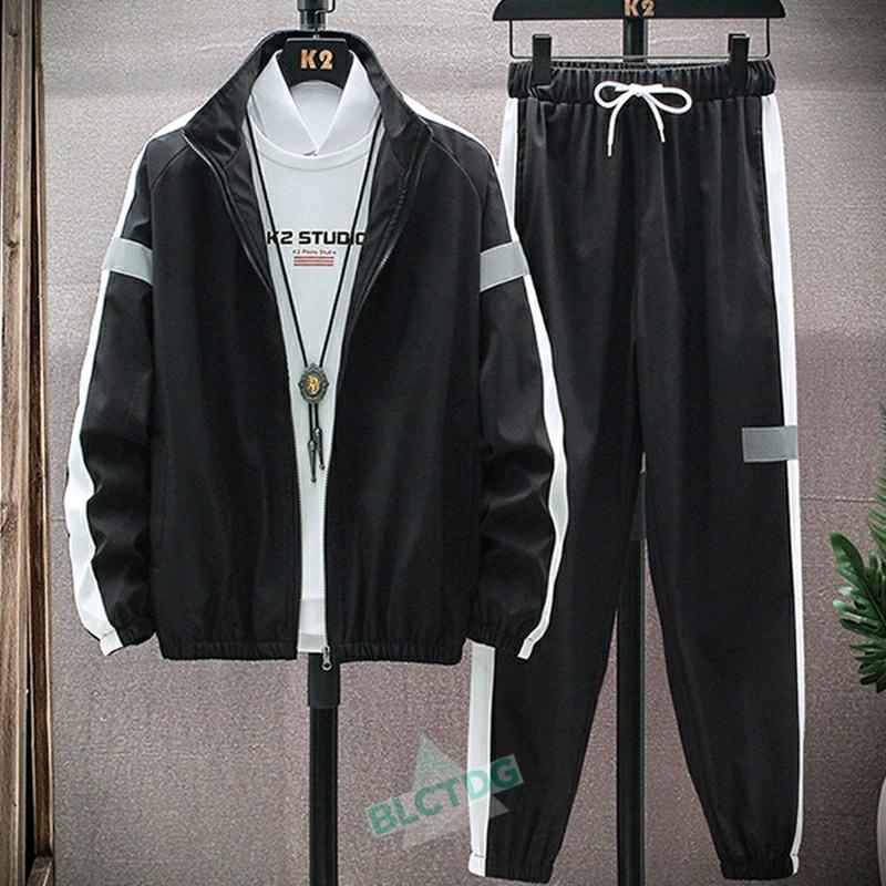 爆買い ジャージ メンズ セットアップ ジップアップ ジャケット ロング