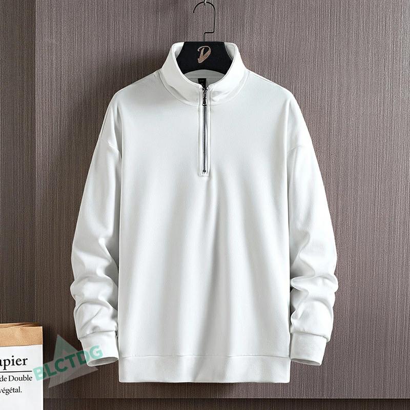 トレーナー メンズ ハーフジップ ハイネック 長袖 Tシャツ ゴルフ