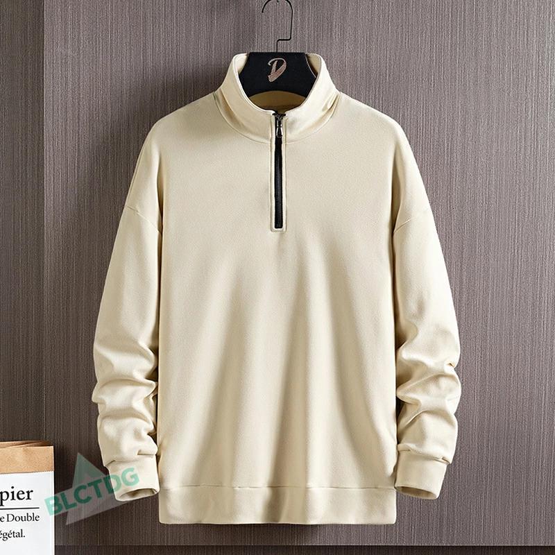 トレーナー メンズ ハーフジップ ハイネック 長袖 Tシャツ ゴルフ