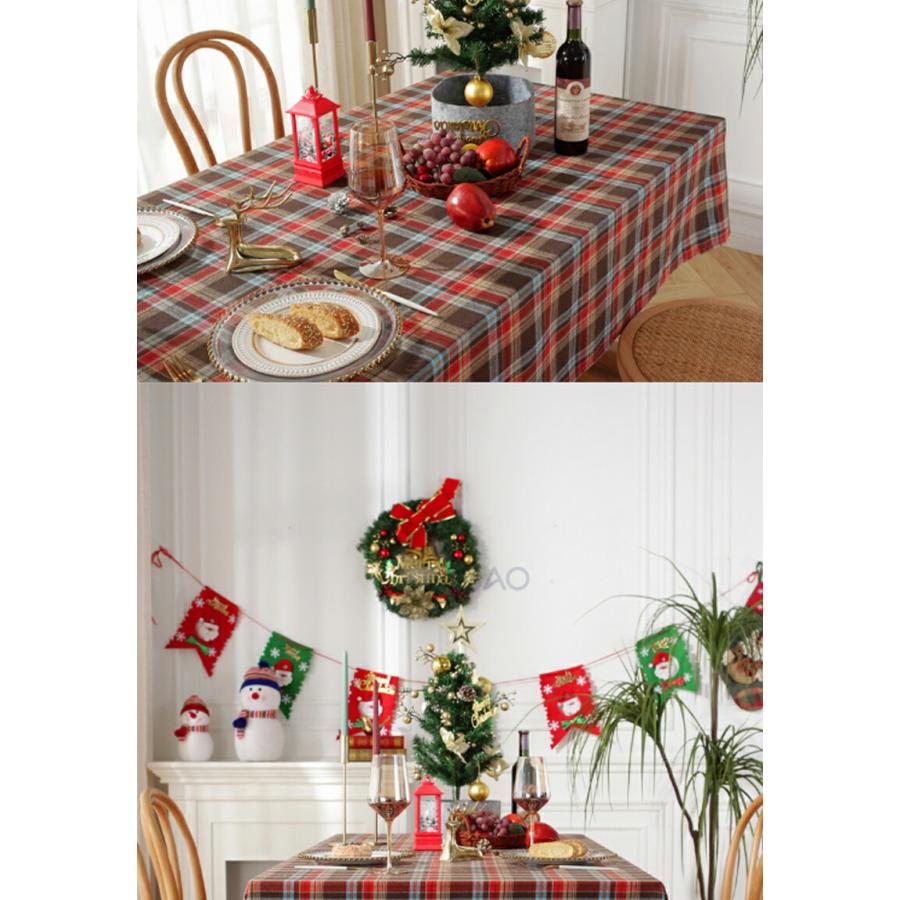 爆買い テーブルクロス クリスマス用 北欧 長方形 テーブルカバー 食卓