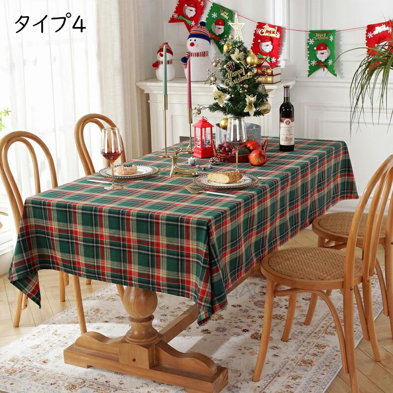 爆買い テーブルクロス クリスマス用 北欧 長方形 テーブルカバー 食卓