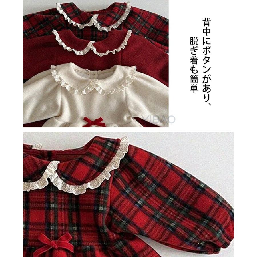 爆買い キッズ ワンピース 子供 クリスマス 女の子 ベビードレス 