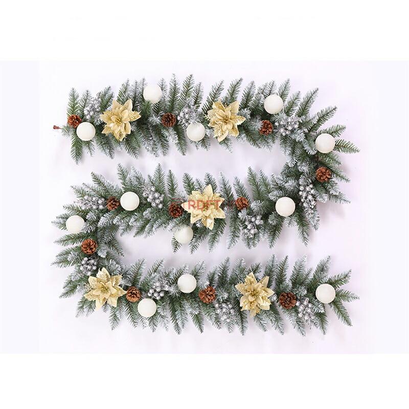 クリスマス 飾り クリスマスリース2.7mモール クリスマスツリー
