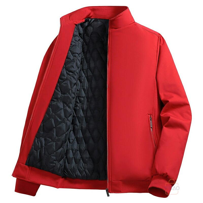 裏起毛 ジャケット ボアブルゾン メンズ ビジネス 厚手ジャケット 40代