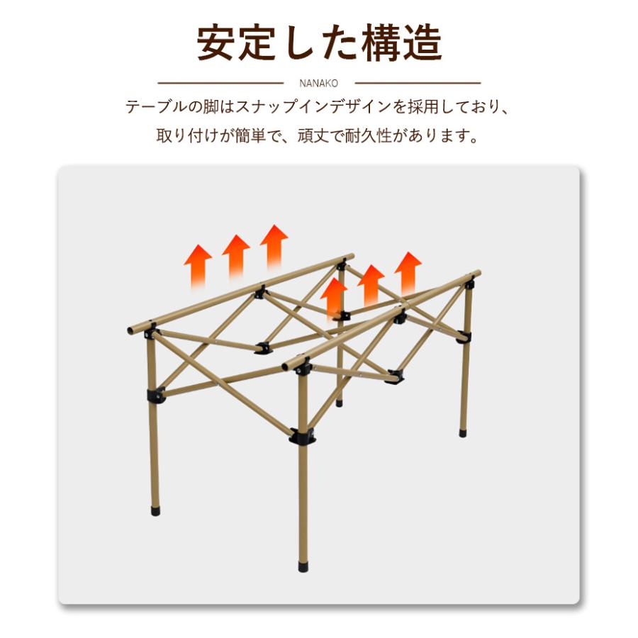 アウトドアテーブルセット 折りたたみ テーブル チェア ローテーブル