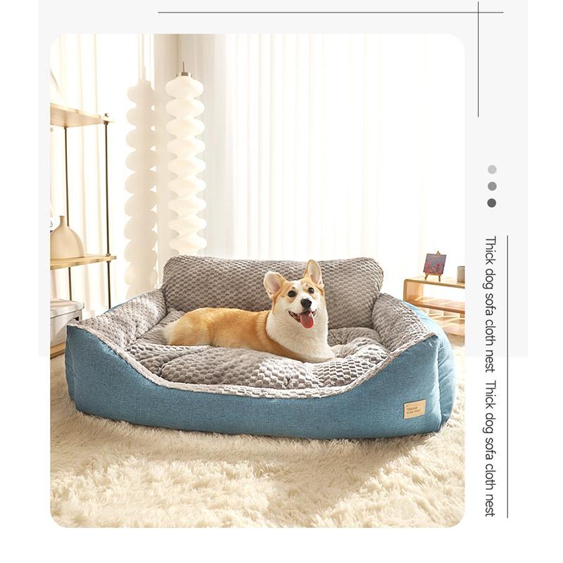 ペットベッド 猫犬用 ソファ ペット用寝袋 犬猫兼用 あごのせ 犬の