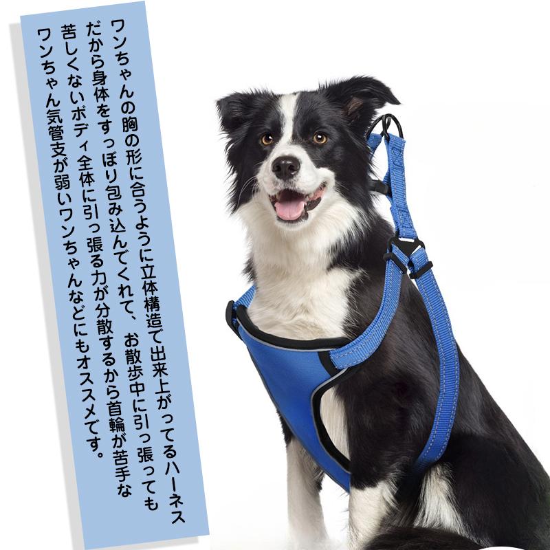 ソフトハーネス 犬用ハーネス リード セット 犬 ハーネス リード付き