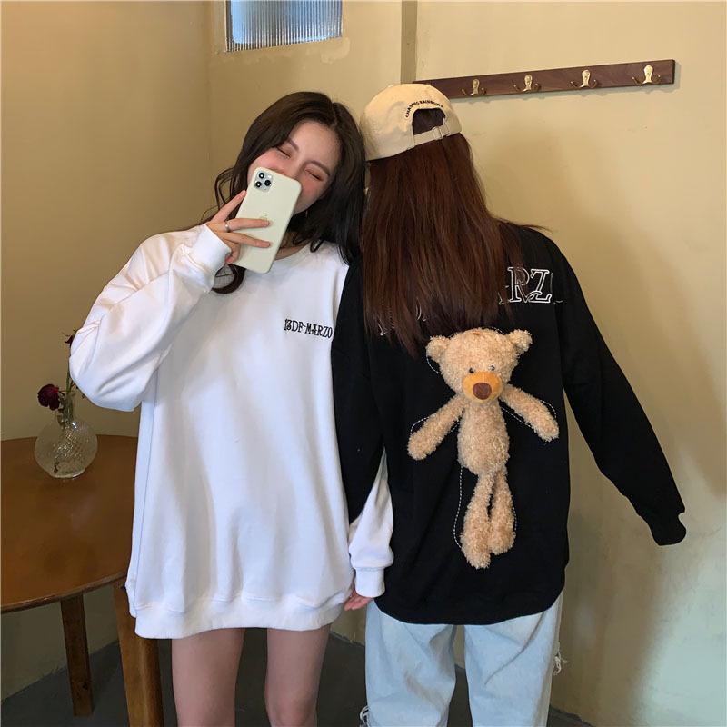 パーカー レディース トレーナー 秋服 原宿 韓国ファッション トップス プルパーカー 長袖 くま付き 取り外し可能 Pkn7 Aquadoor 通販 Yahoo ショッピング