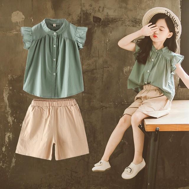 韓国こども服 セットアップ 子供服 上下 2点セット半袖tシャツ トップス パンツ カジュアルパンツ サルエル 女の子 可愛いスタイル シンプル Tシャツ パンツ Tzn6 Aquadoor 通販 Yahoo ショッピング