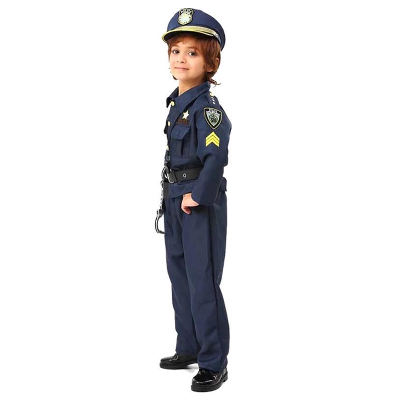 ハロウィン コスプレ衣装 子供 警察 7点セット キッズ 男の子 警察官