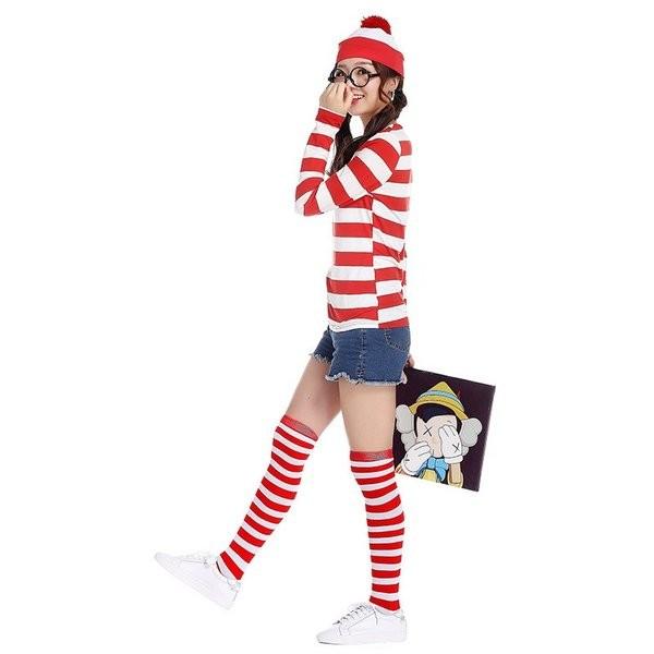 クリスマス ウォーリー キッズ 3点セット 子供 男女 コスプレ衣装 アニメ キャラクター ウォーリーを探せ コスチューム ウォーリー 仮装 ハロウィン Wsj94 Aquadoor 通販 Yahoo ショッピング
