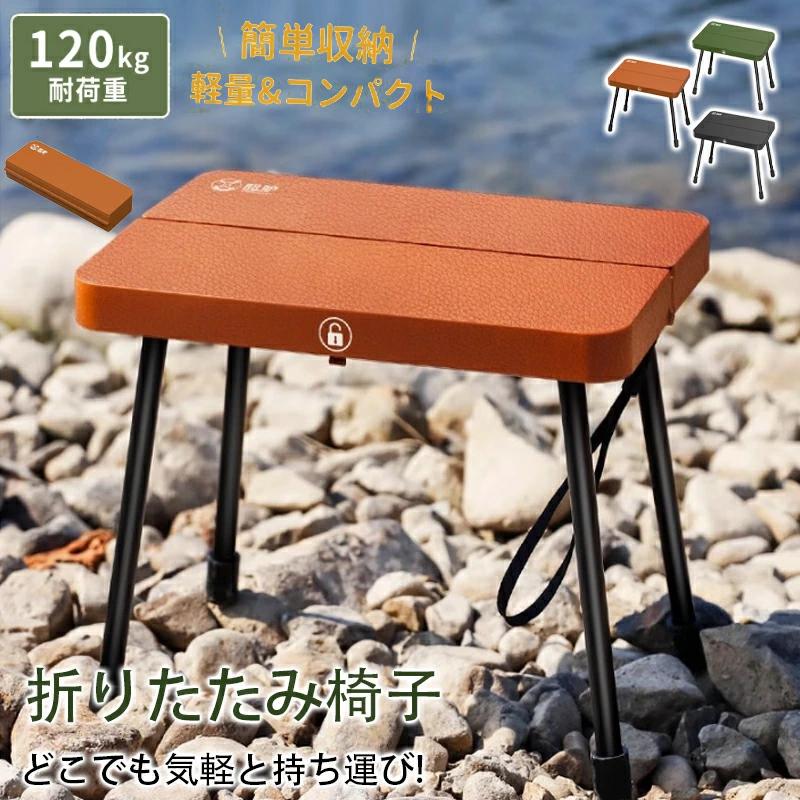 折りたたみ座椅子 アウトドア チェア 折りたたみ椅子 耐荷重120kg 携帯