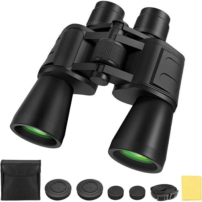 双眼鏡 望遠鏡 20×50 高倍率 【高級プリズムBak4搭載&FMC多層?膜】50mm