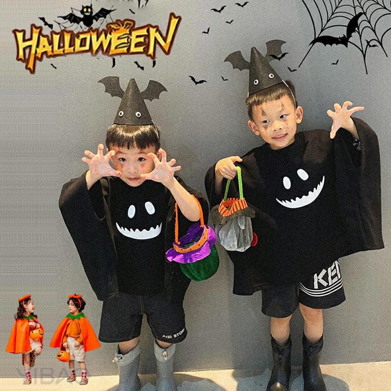 ハロウィーン コスチューム ハロウィン 衣装 仮装 子供 ポンチョ ヘア