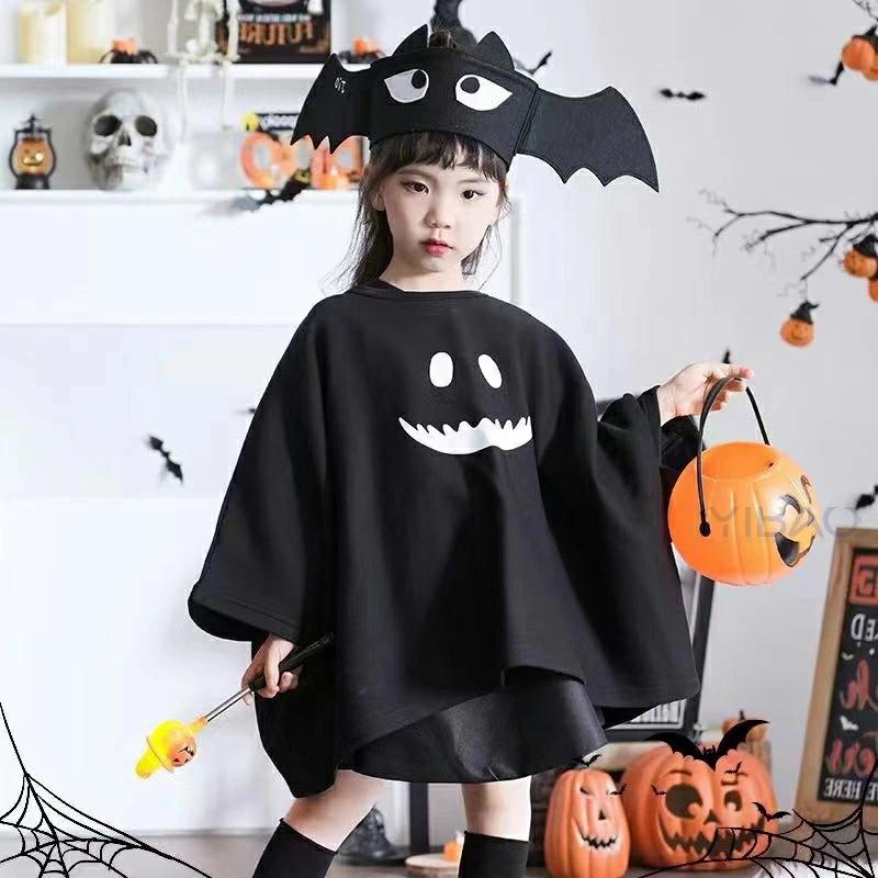 ハロウィーン コスチューム ハロウィン 衣装 仮装 子供 ポンチョ ヘア