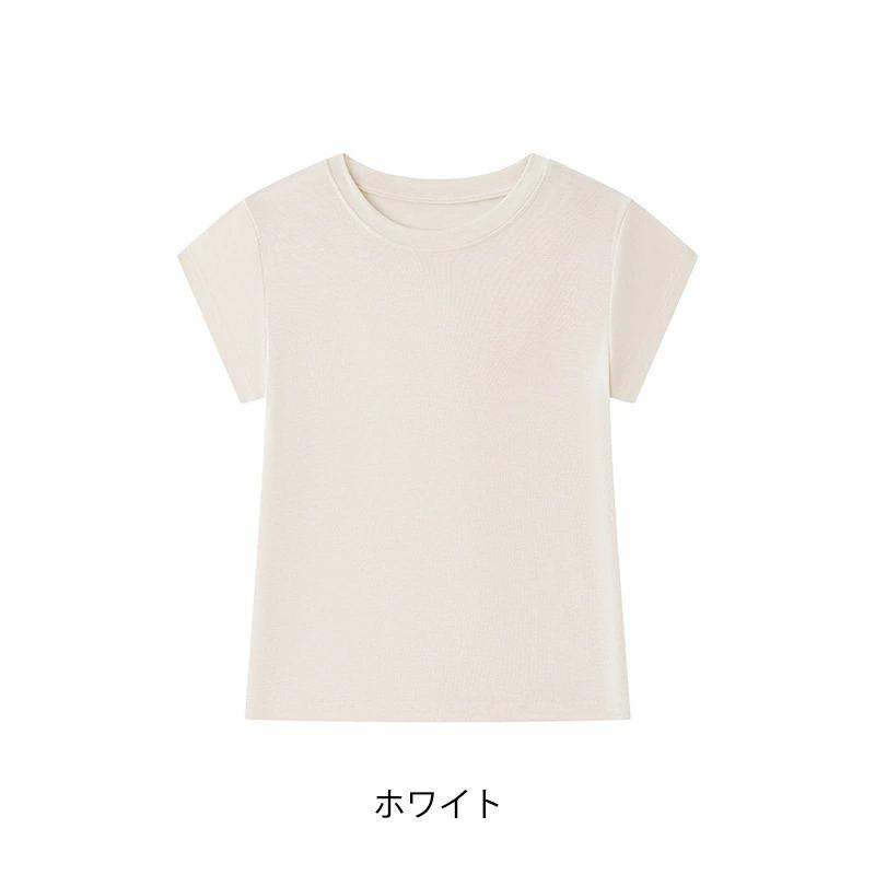 トップス Tシャツ 半袖Tシャツ カットソー 半袖 接触冷感 綿混