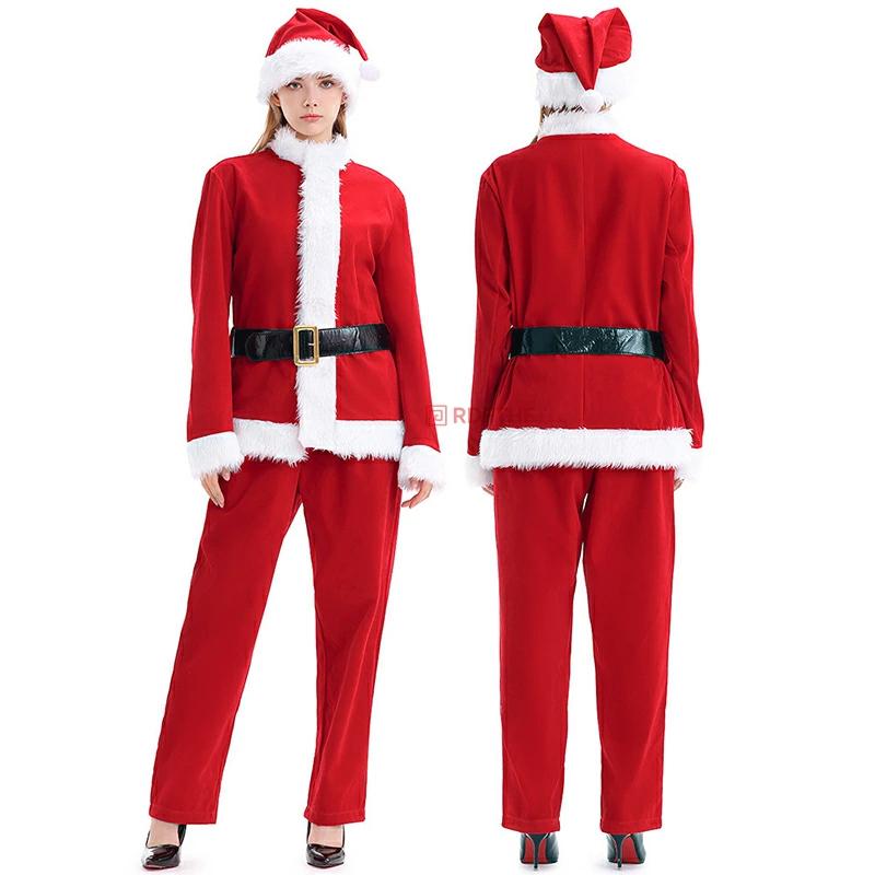 クリスマス サンタクロース ハロウィン コスプレ 衣装 男性用 女性用