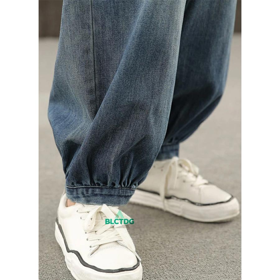 デニムパンツ レディース デニム バルーンパンツ ウエストゴム