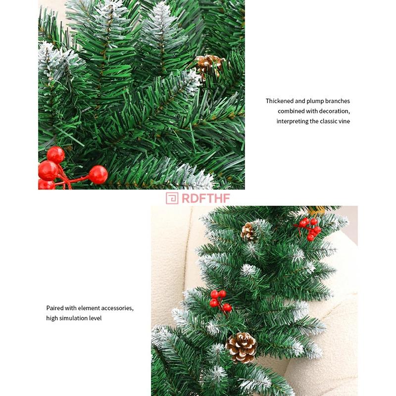 クリスマス 飾り クリスマスリース 2.7m モール クリスマスツリー