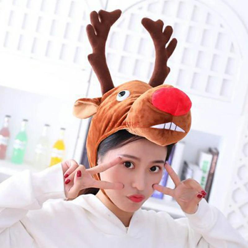 爆買い クリスマス トナカイ コスプレ 帽子 着ぐるみ 大人 おもしろ