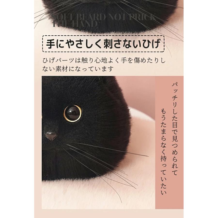 ショルダーバッグ 猫型 ねこ バッグ 猫顔 かわいい レディース 猫 黒猫 ペット 3Way 斜めがけ 斜めがけバッグ 肩がけ ボディーバッグ ハンドバッグ トートバッグ_6