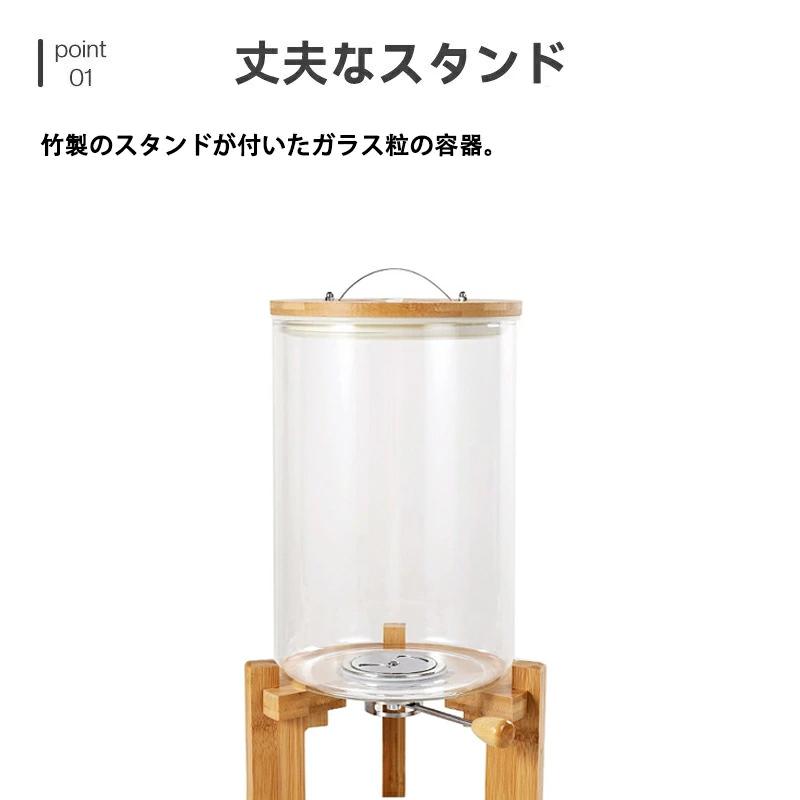 【可】ガラス製  ウォーターサーバー容器 密閉ガラス ドリンクディスペンサー ドリンクサーバー ガラス瓶 ガラス