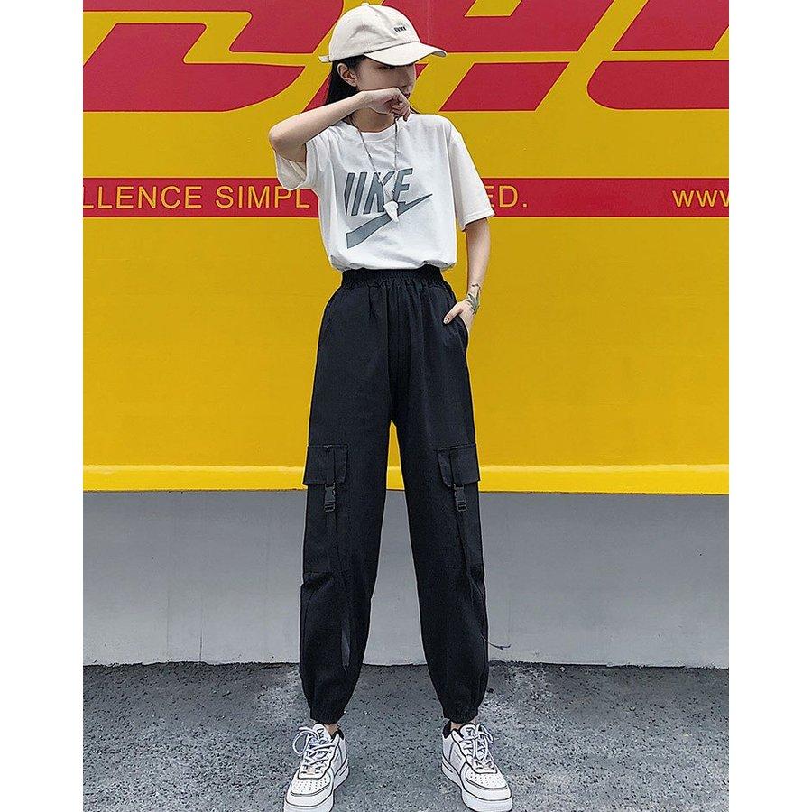 カーゴパンツ レディース ワイドパンツ ミリタリーパンツ ダンス 衣装 カジュアル 体型カバー 綿 ウエストゴム 韓国ファッション ゆるい ストリート 夏 Ys50 Aquadoor 通販 Yahoo ショッピング