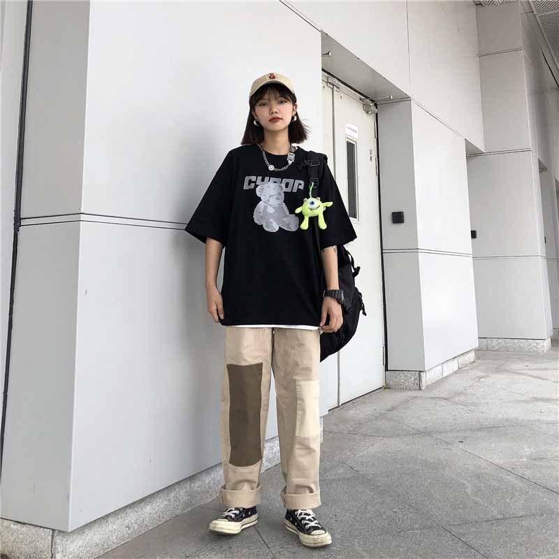 特別オファー 原宿風 Tシャツ レディース おしゃれ 半袖 ロング丈トップス 韓国ファッション ヒップホップ ダンス衣装 ストリート系 Bf風 カジュアル 大きいサイズ 春夏秋 Praxisfrauendorf De