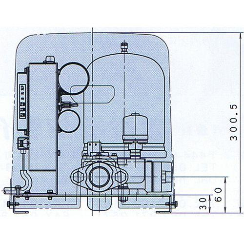 イワヤポンプ PS545AL 深井戸用水中ポンプ PS-Aシリーズ [50hz用 単相100V 出力450W] - 4