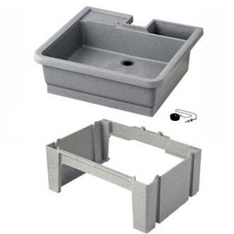 タキロンシーアイ 550-G型 ガーデン流し + 550G用 専用樹脂製スタンド