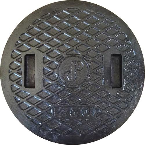 タキロンシーアイ 鋳鉄蓋 車乗禁止 250サイズ（外形φ278） 黒色