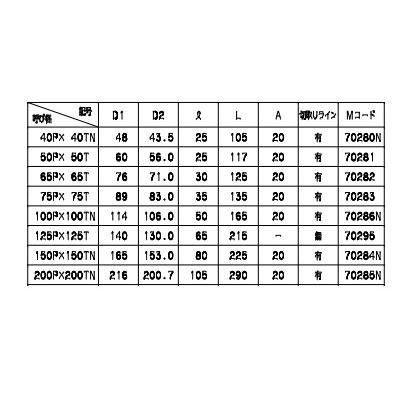 前澤化成工業 前澤化成 VU管専用持ち出しニップル LBS150PX150T M