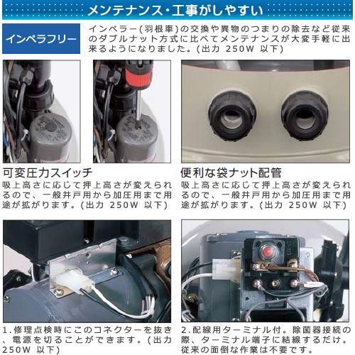 ケーピーエス工業 P-H80F 浅井戸用自動ポンプ [50hz][単相100V][出力