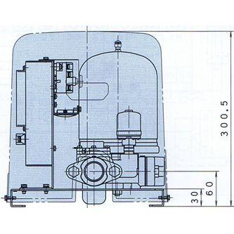 イワヤポンプ PT5055L-VP 深井戸用水中ポンプ一式 [50hz用/3相200V 