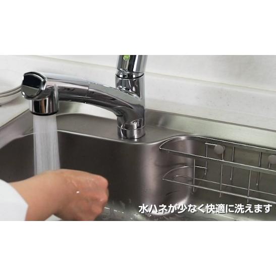 KVK KVK KM5021TEC 流し台用シングルレバー式シャワー付混合栓（e